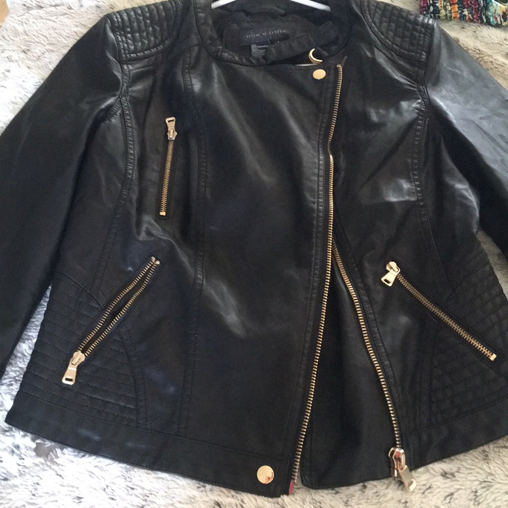 Live a little faux leather